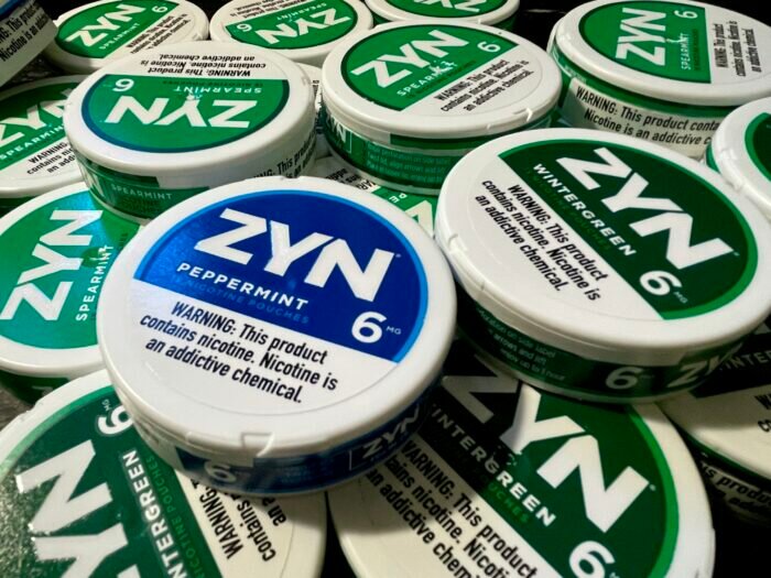Zyn is a brand of smoke-free nicotine pouch that is popular among young adults. (Photo by Dana DiFilippo/New Jersey Monitor)