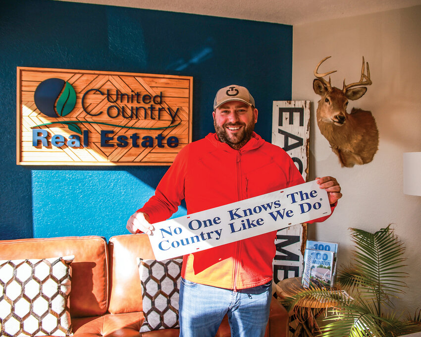 Jared Ritz, a local rural real estate agent with United Country Real Estate, was recognized as one of the top performers in the nationwide company at United Country&rsquo;s National Training and Awards Ceremony in February.