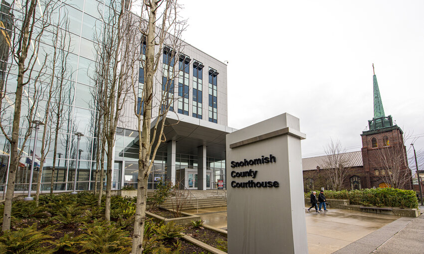 The Snohomish County Superior Courthouse, in Everett, Wash., photographed  January 2, 2025. The courthouse is where Gina Bloom initially lost custody of her kids in 2021 and where she's been fighting against corruption among guardian ad litem (GAL) appointees, attorneys and judges in family court.