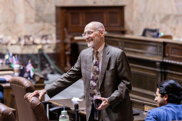 State Rep. Larry Springer on the House floor on Jan. 28, 2026. (Photo courtesy of Legislative Support Services)