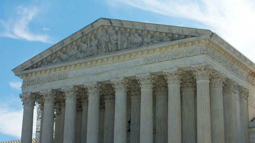 The frieze and columns of the U.S. Supreme Court in Washington. Photo: Juliana Uribbe / Unsplash