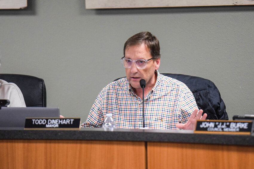 Woodland Mayor Todd Dinehart said he would have staff explore a phased approach to impact fee increases following a workshop with Woodland School District officials on Monday, May 4.