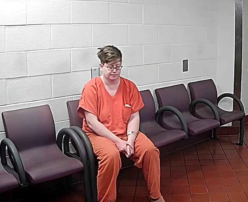 Anna Hartley makes her first appearance in Clark County Superior Court on Tuesday, May 12, regarding the charges of first-degree child molestation and first-degree trafficking.&nbsp;