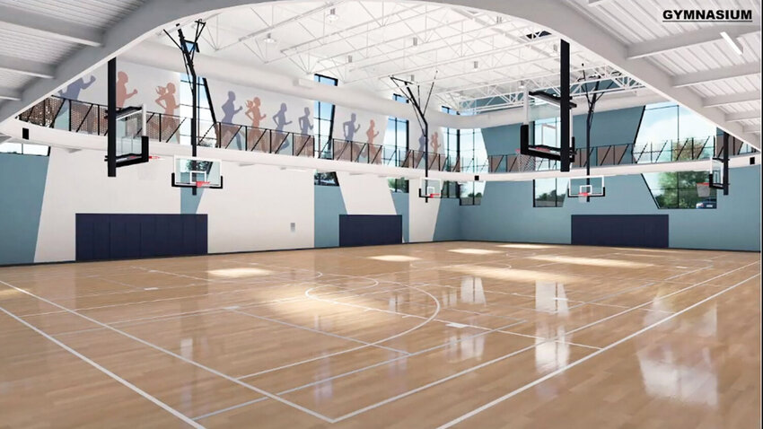 Aetta Architects presented a design rendering in December featuring a cardio area overlooking the basketball courts on the upper level of the planned Ridgefield Community and Recreation Center. The City Council approved a construction contract for the project last Thursday.