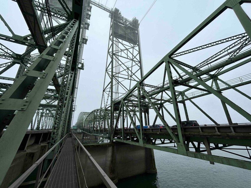 Rising costs have led state leaders in Washington and Oregon to pursue the building of a new bridge on I-5 across the Columbia River in phases. It has made for an unclear timeline for extending light rail into Vancouver, frustrating backers of that component. (Grant Stringer/States Newsroom)