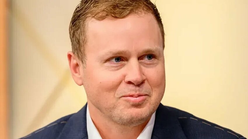 Former reality TV star Spencer Pratt is seen during an interview, Jan. 28, 2026. Pratt is the only Republican running for mayor of Los Angeles.