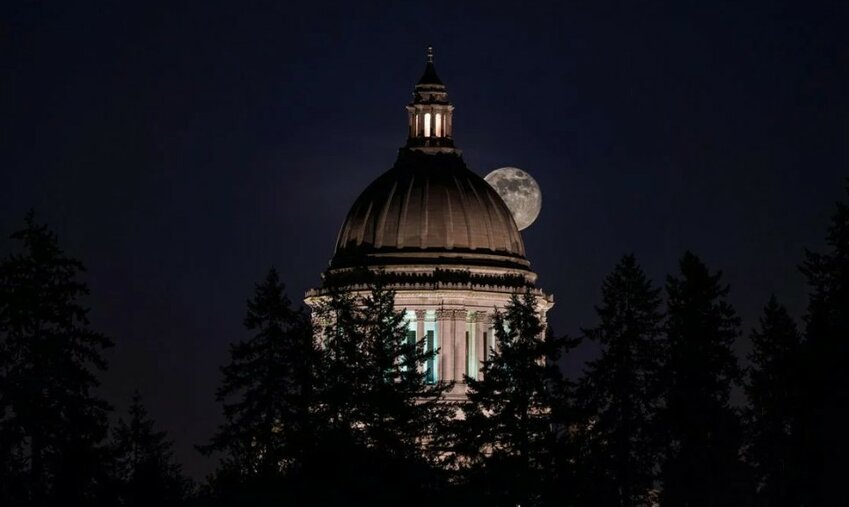 The Washington State Capitol in Olympia, Washington.