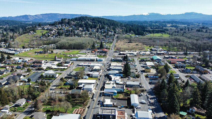 Battle Ground pictured from above.