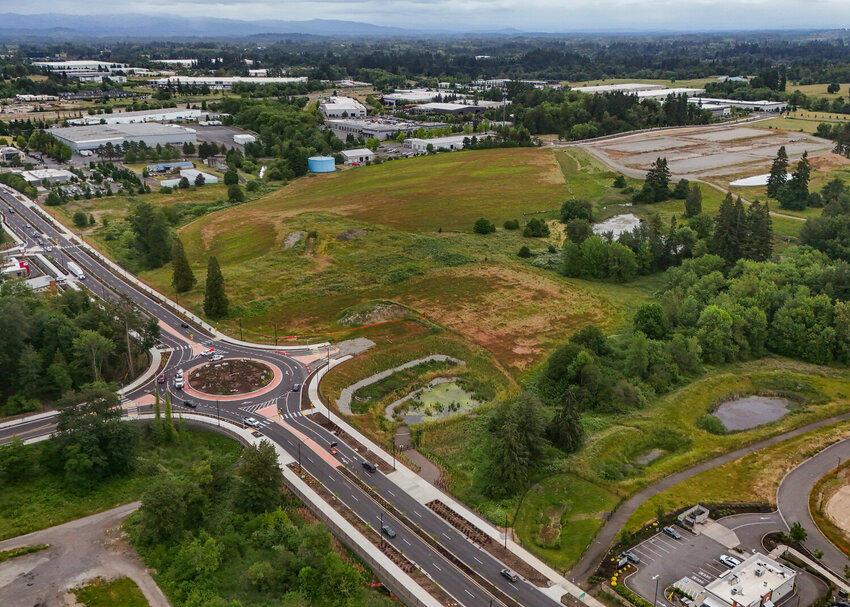 Preliminary site plans for a large retail or grocery store &mdash; with initial phases including a gas and convenience store, a drive-thru bank, a coffee shop and a car wash &mdash; were submitted to the city of Ridgefield. A pre-application conference for the proposed project south of Pioneer Street at the Discovery Drive roundabout has not yet been scheduled.
