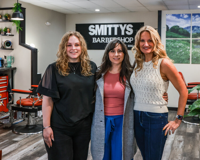 New barber stations are pictured at Smitty&rsquo;s Barber Shop location at Dollars Corner on Thursday, Sept. 17.