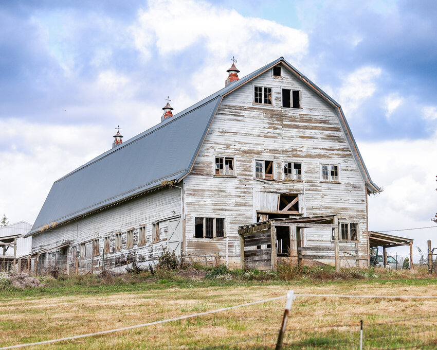 The Rose Bank Farm&rsquo;s barn along Northeast 279th Street northwest of Battle Ground has been standing tall since 1913.