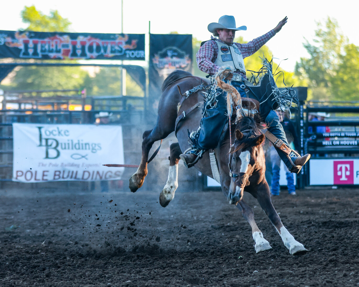 Hell on Hooves Roughstock Rodeo brought exhilarating action to Clark County Fair