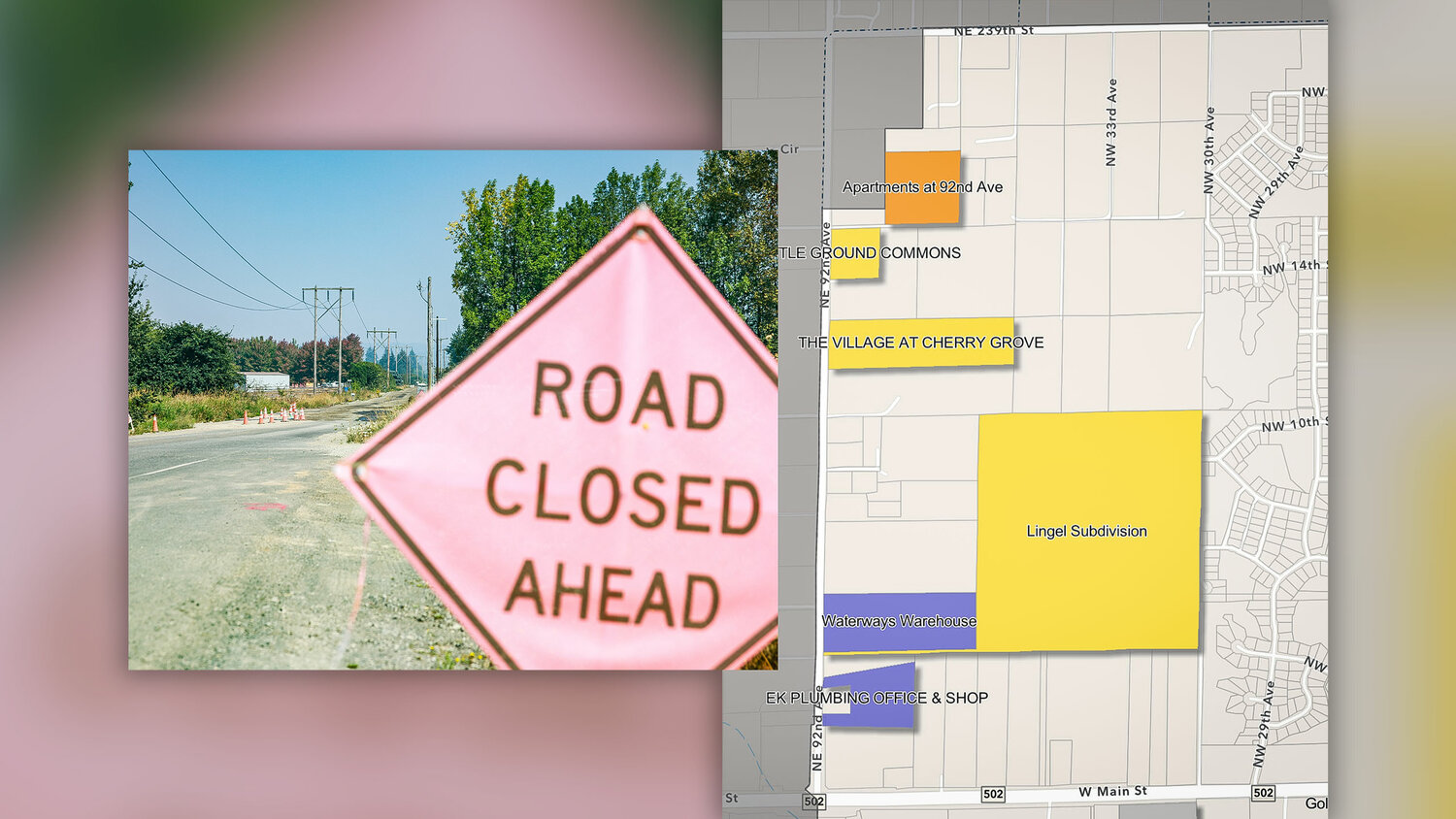 Sewer line problems to blame for extended 92nd Avenue construction in Battle Ground - The Reflector