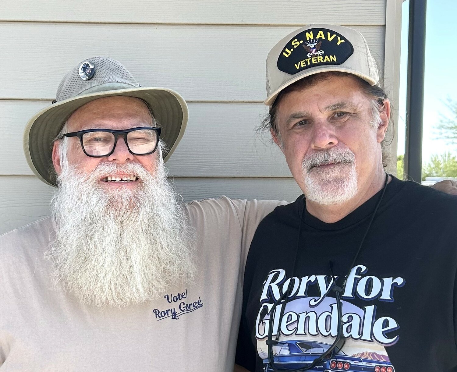 Willard Watts, left, and Rory Gore&eacute;.